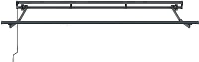 vidaXL - Handmatig - uitschuifbare - luifel - Bordeauxrood - 3 - x - 2 - m