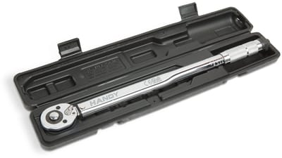 Instelbare Momentsleutel 1/2" – 40–210 Nm – Professionele Kwaliteit – Ratelkop Met Omkeerfunctie – Gemaakt Van Chroom-Vanadium Staal – Nauwkeurig Instelbaar – Antislip Grip – Inclusief Kunststof Opbergkoffer En Omrekentabel [10869]
