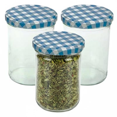 Cosy&trendy Weckpotten / inmaakpotten - rood - 6x stuks - 230 ml - met draaideksel - glas - inmaakpotten