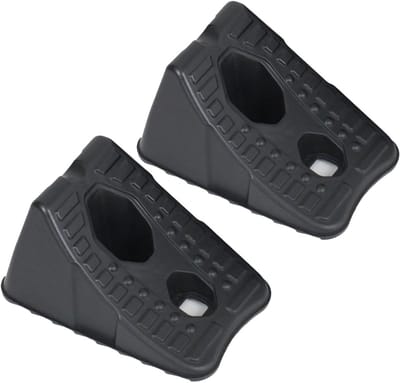Wielkeggen - Ondersteuningsblokken - Voertuig Stabiliseren - Zwaar Rubber - 22x15x12.5 cm - Zwart