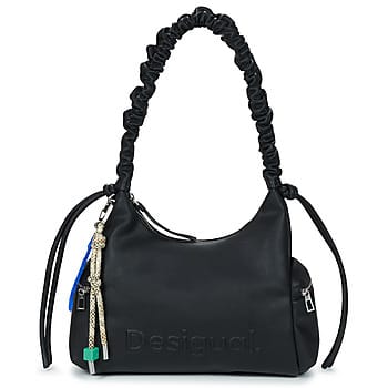 Desigual schoudertas Montville Half Logo Shoulder Bag Black zwart