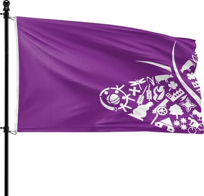 VlagDirect - Oost Gelre vlag - Gemeente Oost Gelre vlag - 90 x 150 cm.