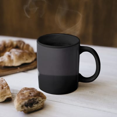 Magische Mok - Foto op Warmte Mokken - Koffiemok - Knoflook - Zwart - Wit - Magic Mok - Beker - 350 ML - Theemok