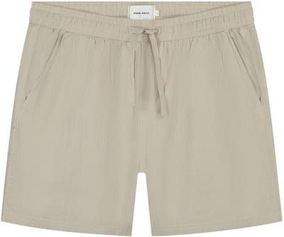Pure Path Seersucker Shorts Sand (25010521 - 46)