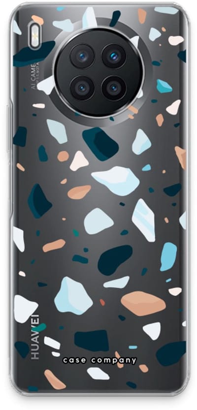 Case Company® - Hoesje geschikt voor Huawei Nova 8i hoesje - Terrazzo N°13 - Soft Cover Telefoonhoesje - Bescherming aan alle Kanten en Schermrand