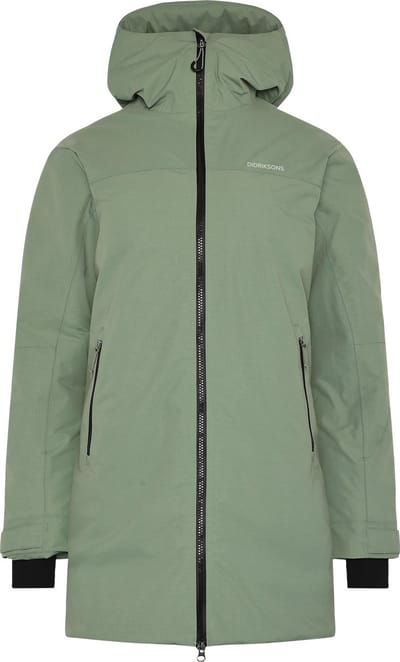 Didriksons MARGET WNS PARKA Dames Outdoorjas - Light Moss