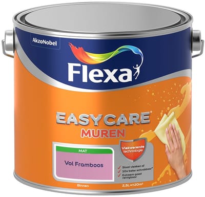 Flexa - Easycare Muren - Vol Framboos - Mengverf - 2,5 L