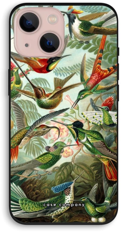 Case Company® - Hoesje geschikt voor iPhone 13 hoesje - Haeckel Trochilidae - Biologisch Afbreekbaar Telefoonhoesje - Bescherming alle Kanten en Schermrand