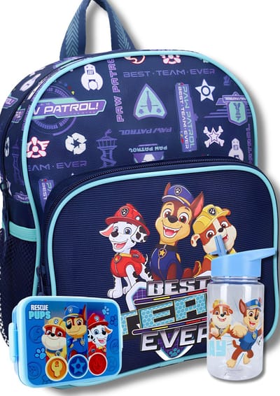 Paw Patrol schooltas set met Lunchbox en Drinkfles – Schoolset Jongens – Blauw