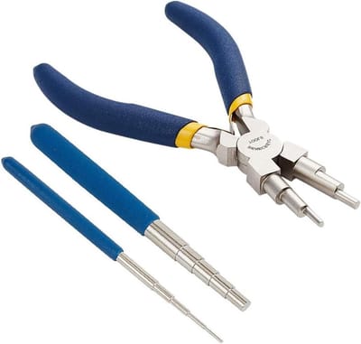 Draadloopgereedschap Set - Sieraden Tang - Sieraden Maken - 10 Maten Doornen - 3 Stuks - Blauw