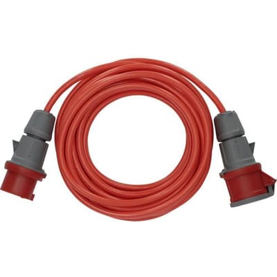 Brennenstuhl 1168580 Stroom Verlengkabel 16 A Rood 10.00 m AT-N07V3V3-F 3G 1,5 mm² Slijtvast, UV-bestendig