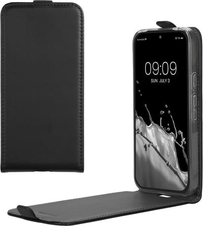 kwmobile hoesje geschikt voor Google Pixel 10 / Pixel 10 Pro - Flip cover met magnetische sluiting in zwart