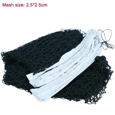 6.1mX0.76m Professioneel Standaard Badmintonnet Buiten Volleybal Tennisnet Gaas Pickleball Training Binnen Accessoires black