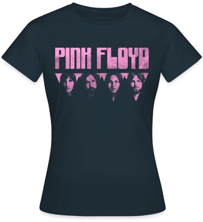 Pink Floyd Logo Roze T-Shirt Dames