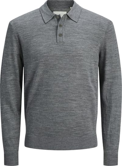 JACK&JONES - JPRBLAMERINO KNIT POLO - Heren - Gebreide truien