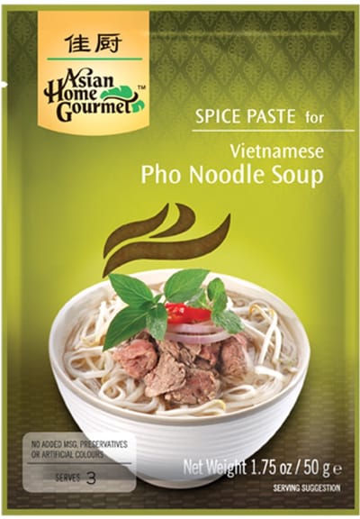 Asian Home Gourmet Vietnamese Pho Rundvlees Vermicellisoep 12 x 50 g