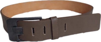 Riem Uniseks - Heren - Dames - Kleur bruin - Gemêleerd - 5 cm breed - 90% Leer - Nikkelvrije Gesp - Merk Ven-Tomy - 125 cm Vaderdag - Moederdag - Cadeau - Kerst