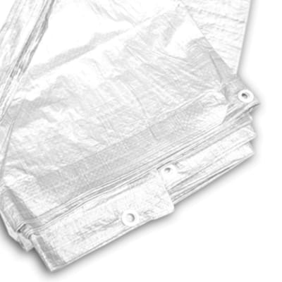 Dailygoody - Dekzeil - Beschermend dekzeil - Wit 90 g/m² - Veelzijdig gebruik - Perfect voor tuin, bouw en transport - 2m x 3m