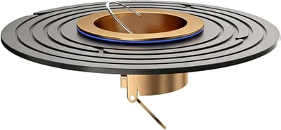 Vloerafvoer Geurwerend - Doucheput Afsluiter - Nare Luchtjes Buiten - Dubbele Barrière Systeem - 5-10 cm Buis - Zwart