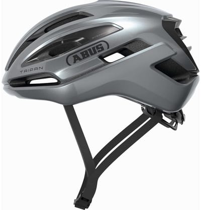 Fietshelm ABUS TAIPAN graphite silver L - 57-61 cm - zilver - Geschikt voor gebruik op gravel bikes - 295 g