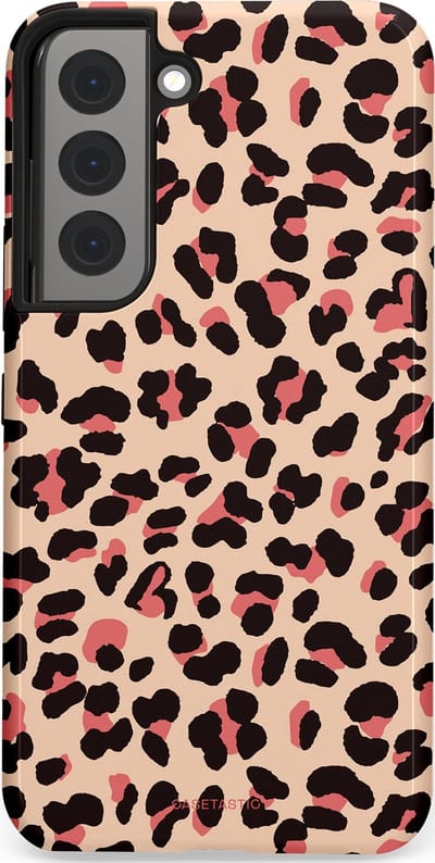 Casetastic Hoesje Geschikt voor Samsung S22 - Stijlvolle Beschermende Duo-layer Case - Pantermeid