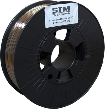 Lasdraad Roestvrij Staal - MIG MAG Draad - Edelstaal Lassen - Hoge Legering 1.4316 - Ø08mm 5kg - Roestvrij Staal