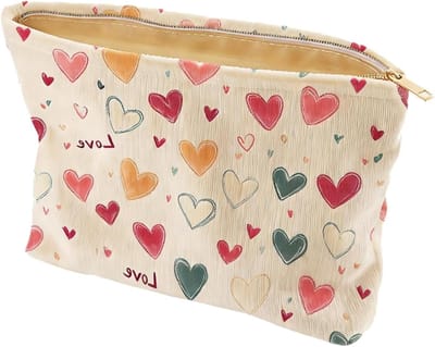 Schattig cosmetica tasje voor meisjes, modieuze make-up tas met ritssluiting, handzaam en lichtgewicht voor dagelijks gebruik en reizen