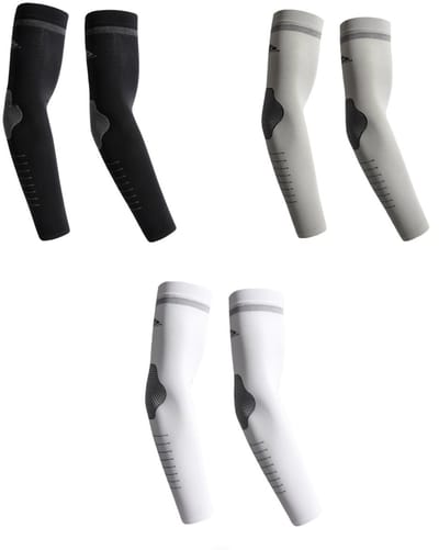 3 Paar UV Beschermende Armstukken – Elastisch Mouwen voor Fietsen en Outdoor Sport – One Size, Ademend, Unisex - Multi Kleuren 01