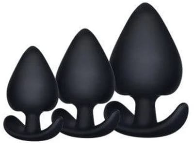 Excellent Power - Kick Up 3-in-1 siliconen anale trainingsset - Seksspeeltjes anaal, set 3 stuks, zwart