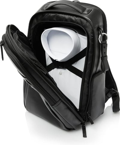 Castelijn & Beerens - Nappa X Cabin Size Travel Rugzak 15.6 RFID | zwart -