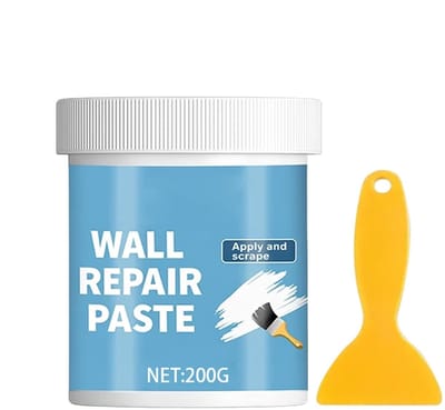 Muurreparatiepasta - Gipsplamuur Kit - Muren Herstellen - Waterdichte Hydrofobe Bescherming - 200g - Wit