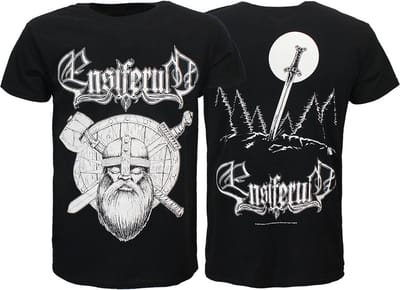 Ensiferum Sword and Axe Viking T-Shirt - Officiële Merchandise - M