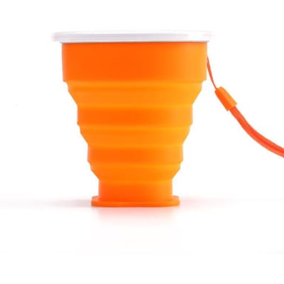 Opvouwbare Bekers BPA-VRIJ Voedselkwaliteit Waterbeker Reis Siliconen Intrekbaar Gekleurd Draagbaar Buiten Koffie Handbeker 200ml