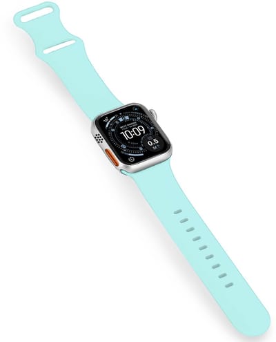 Bandje Geschikt voor Apple Watch Ultra 1, 2, 3 (49 mm) Siliconen Verstelbaar Polsband - Horloge Bandje - Oud Roze