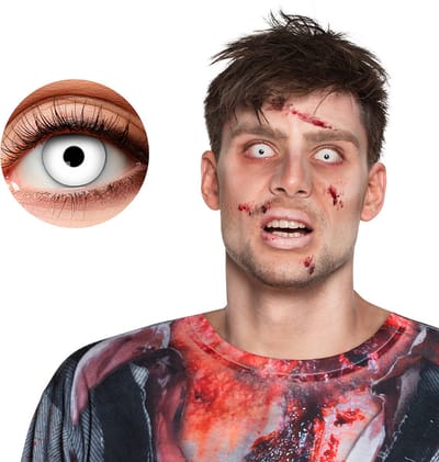 Boland - Paar weeklenzen Zombie - Volwassenen - Halloween en Horror - Halloween contactlenzen - Horror