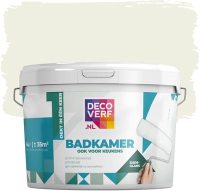 Decoverf badkamer verf ivoorwit, 4L