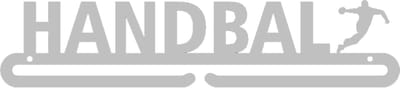 Handbal Medaillehanger RVS (35cm breed) - Nederlands product - incl. cadeauverpakking - sportcadeau - topkado - medalhanger - medailles  - handbalwedstrijd - kinderverjaardag
