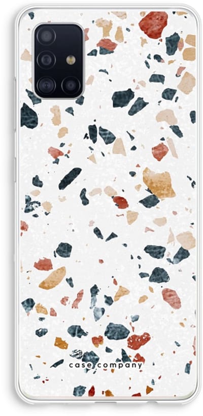 Case Company® - Hoesje geschikt voor Samsung Galaxy A51 4G hoesje - Terrazzo N°4 - Soft Cover Telefoonhoesje - Bescherming aan alle Kanten en Schermrand