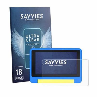 Savvies - Screenprotector voor Bufo Kids Tablet 7" - Folie Beschermfolie transparant 18 Stuks