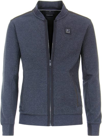 Casa Moda Vest Met Motief Blauw Nordic Expedition - XXL