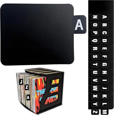 26 Stuks Alfabetische Scheidingswanden A-Z voor Platen, CD's en DVD's