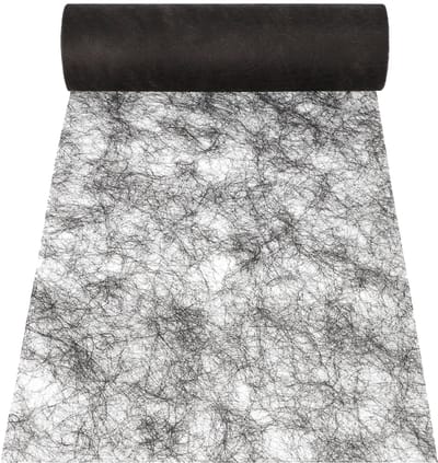 Loper "Sizoflor" 25 m x 30 cm zwart
