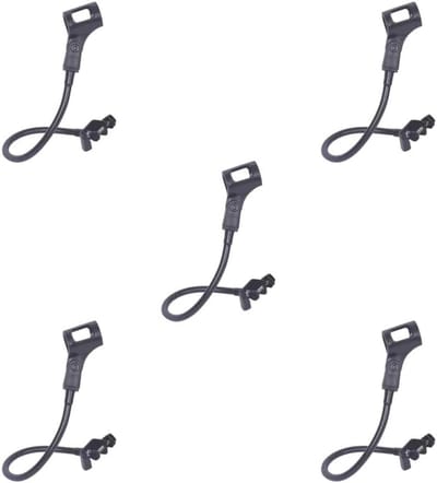 Microfoon Set - Opname Accessoires - Studio Opnames - Verstelbare Beugel - 5 Stuks - Zwart