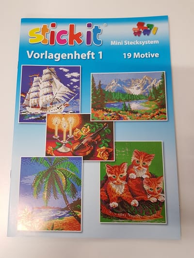 Stickit voorbeeldenboek met 19 voorbeelden voor Stickit en Ministeck