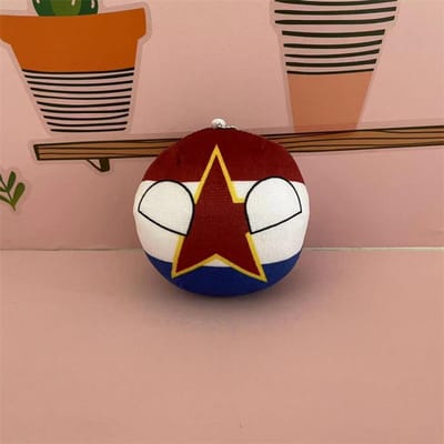10cm Polandball Pluche Speelgoed Mexico Oekraïne Duitsland Countryball Knuffel Pop Hanger Huisdecoratie 10cm