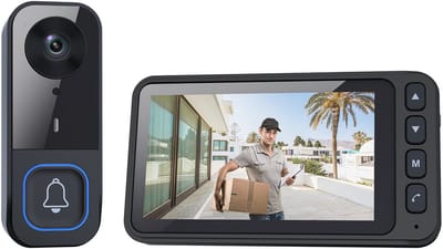Draadloze Deurbel WIFI - Slimme Video Intercom met Camera - Waterdichte PIR-bewegingsdetectie Nachtzicht - Deurbel voor thuisbeveiliging