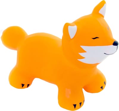 JUMPY Vos - Hopper 100 kg belastbaar - Speelgoed Skippybal - Skippy Dieren - Skippybal Haas - Kinderspeelgoed - Speelgoed 12 maanden - Inclusief Pomp - Tot 100 kg Gewicht - Skippy bal - Cadeau kind - voedselveilige materialen