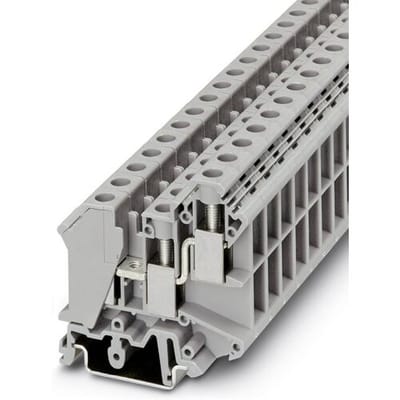 Phoenix Contact 3005196 Doorgangsserieklem 10.2 mm Schroeven Grijs 50 stuk(s)