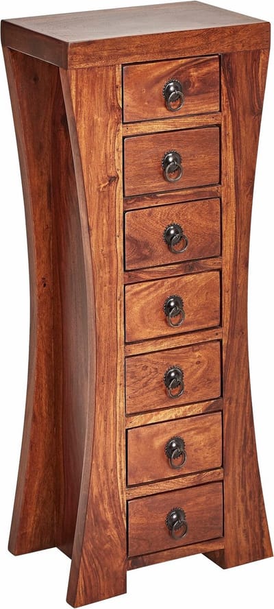 Mahar-Commode - 7-laden - Bruin