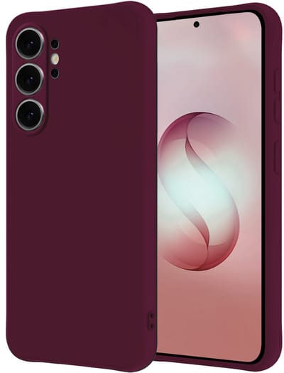 Hoesje - Geschikt voor Samsung Galaxy S26 Ultra - Sterk & Shockproof - Hoes Cover - Siliconen Case - Aubergine